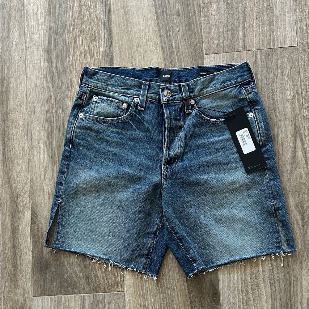 Edwin Denim Cutoff Shorts size 26 NWT